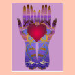 Heaven Hands Postcard