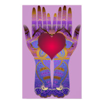 Heaven Hands Print