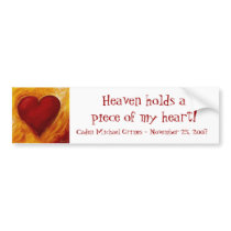 Heaven Holds Bumper Sticker bumper stickers by AnAngelsTouch Heaven Holds Bumper Sticker bumper stickers