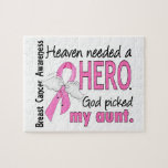 Heaven Needed A Hero Aunt Breast Cancer Puzzles