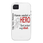 Heaven Needed a Hero Dad Lung Cancer iPhone 4 Cover