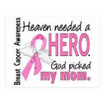 Heaven Needed A Hero Mom Breast Cancer Post Cards