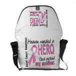 Heaven Needed A Hero Mother Breast Cancer Messenger Bags