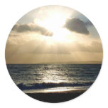 Heaven on earth round sticker