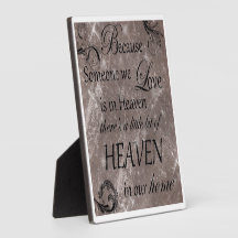 heaven photo plaque