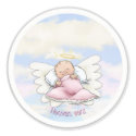 Heaven Sent - Angel Baby Girl sticker