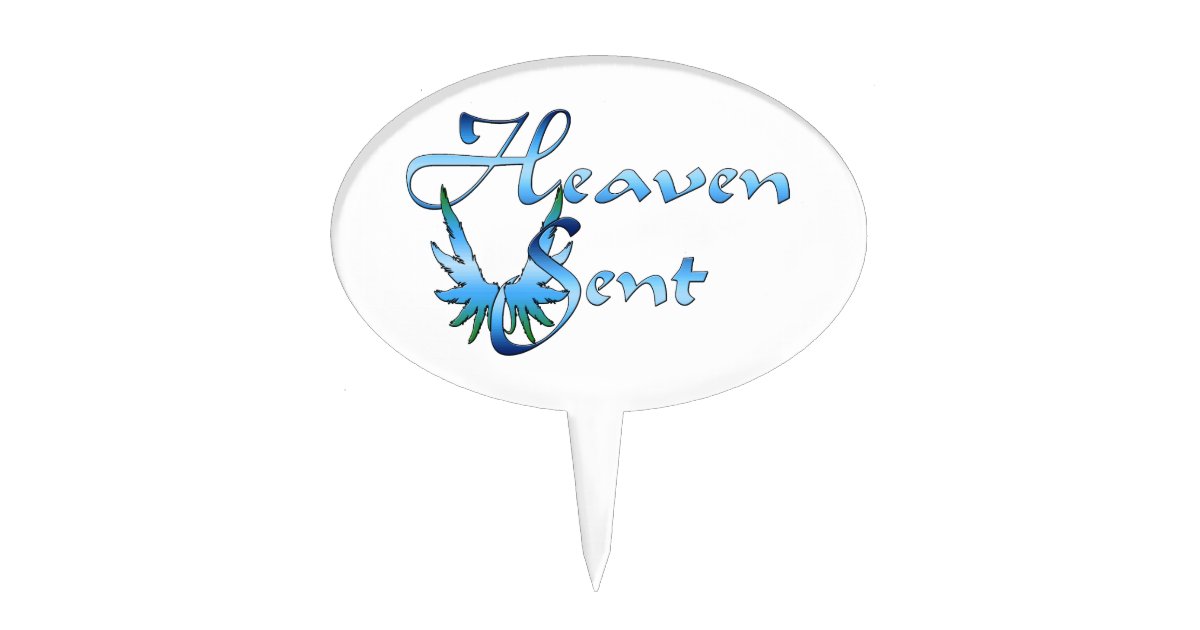 Heaven Sent Cake Topper Heaven Sent Cake Topper