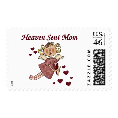 Heaven Sent Mom Stamps by mom_gifts