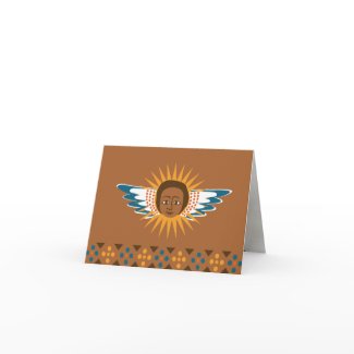 Heaven Sent via Ethiopia - Announcement Cards card