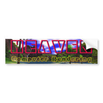 Heaven Too - A Computer Rendering Bumper Stickers