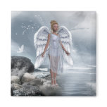 Heavenly Angel And Unicorn Magnet Heavenly Angel And Unicorn Magnet