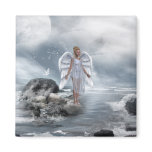 Heavenly Angel And Unicorn Magnet Heavenly Angel And Unicorn Magnet