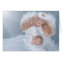Heavenly Angel Christmas Holiday Greeting Card
