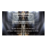 Heavenly Angel Wing Cross Fractal Business Card