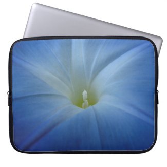 Heavenly Blue Morning Glory Close-Up Computer Sleeve