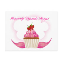 Heavenly Cupcake Recipe Postcard