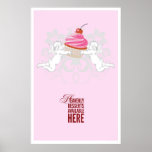 Heavenly Desserts Bakery Poster