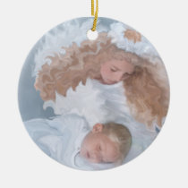 Heavenly Gaurdian Angel Holiday Christmas Ornament