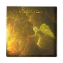 Heavenly Gaze Magnet by Starseedart Heavenly Gaze Magnet