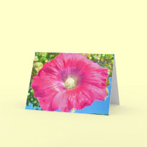 Heavenly Hollyhock cards