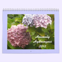 Heavenly Hydrangeas 2012 calendars
