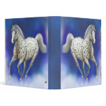 Heavenly Leopard Appaloosa Horse Vinyl Binders