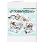 Heavenly Social Media Funny cards
