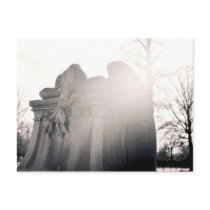 heavenly weeping angel postcard