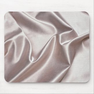 Heavenly white silk cloth mousepad