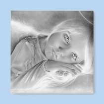 Heaven's Little Angel Magnet magnets