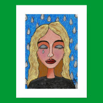 Heavens Tears - sadness & grief print posters