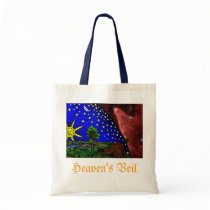 Heaven's Veil - Budget Tote bags by bontondesigns Heaven's Veil - Budget Tote bags