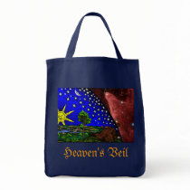 Heaven's Veil - Grocery Tote bags by bontondesigns Heaven's Veil - Grocery Tote bags