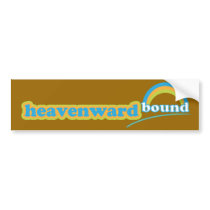 Heavenward Bound Christian bumper sticker bumper stickers