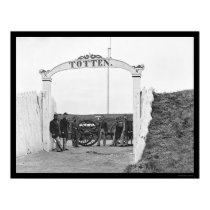 Heavy Artillery at the Gate of Fort Totten 1865 posters