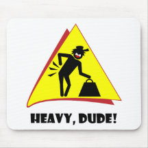 HEAVY DUDE 8 MOUSE PAD