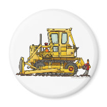 Heavy Duty Bulldozer Dirt Mover Construction Magne Fridge Magnet