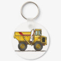 Heavy Duty Dump Truck Construction Key Chains keychains by art1st Heavy Duty Dump Truck Construction Key Chains keychains