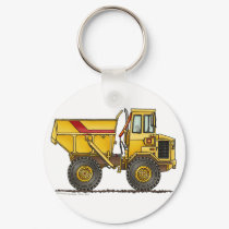 Heavy Duty Dump Truck Construction Key Chains keychains by art1st Heavy Duty Dump Truck Construction Key Chains keychains