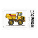 Heavy Duty Dump Truck Construction Stamps by art1st Heavy Duty Dump Truck Construction Stamps