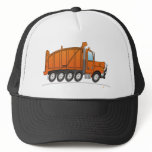 Heavy Duty Dump Truck Orange Mesh Hats