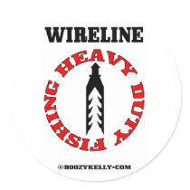 Heavy Duty Fishing, Wireline Fishing, Oil Field stickers by boozykelly Heavy Duty Fishing, Wireline Fishing, Oil Field stickers
