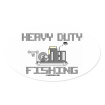 Heavy Duty Fishing,Wireline,Well Services,Oil,Gas Oval Stickers