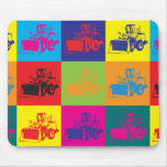 Heavy Equipment Pop Art Mouse Pad