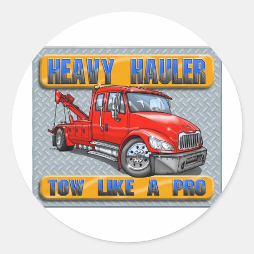 Heavy Hauler Tow Truck Stickers Zazzle