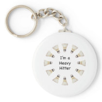 Heavy Hitter Badminton Keychain