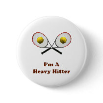 Heavy Hitter Tennis Pin