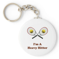 Heavy Hitter Tennis Keychains