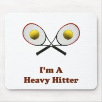 Heavy Hitter Tennis Mouse Pad
