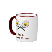 Heavy Hitter Tennis Coffee Mugs